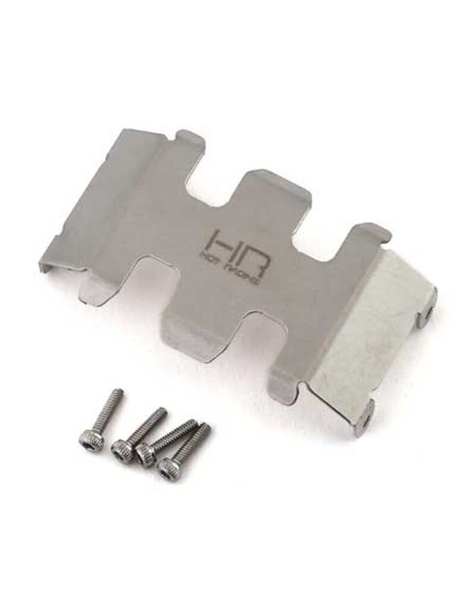 Hot Racing HRASXTF332C Stainless Steel Center Belly Skid Plate SCX24