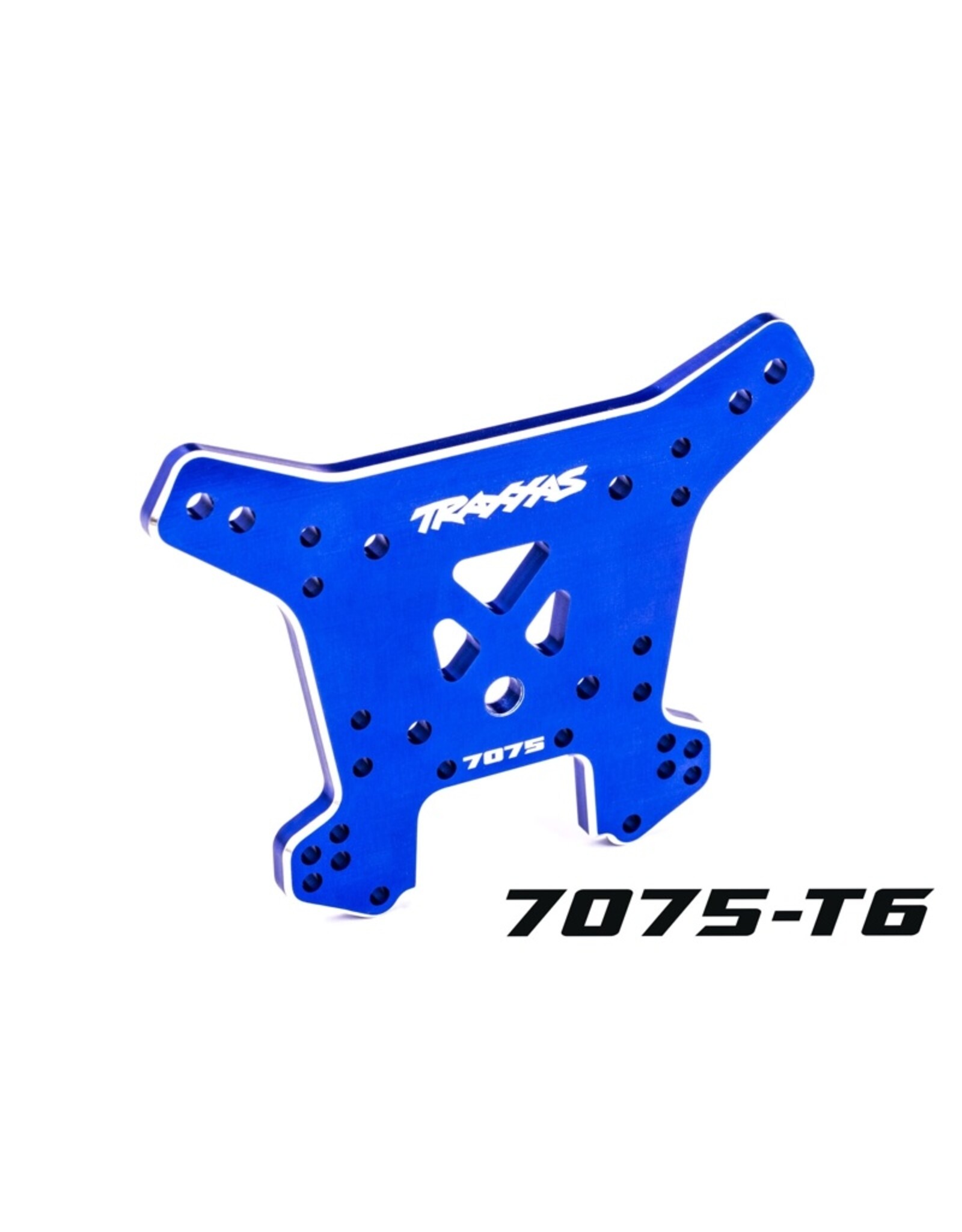 Traxxas TRA9638   SHOCK TOWER REAR ALUM BLUE SLEDGE
