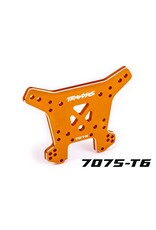 Traxxas TRA9638T   SHOCK TOWER REAR ALUM ORANGE SLEDGE