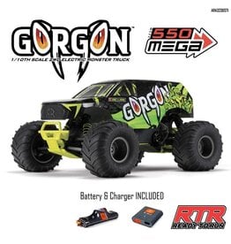 Arrma ARA3230ST1 GORGON 2wd MT1/10 RTR Smart 3300 7C S120 USB Yellow