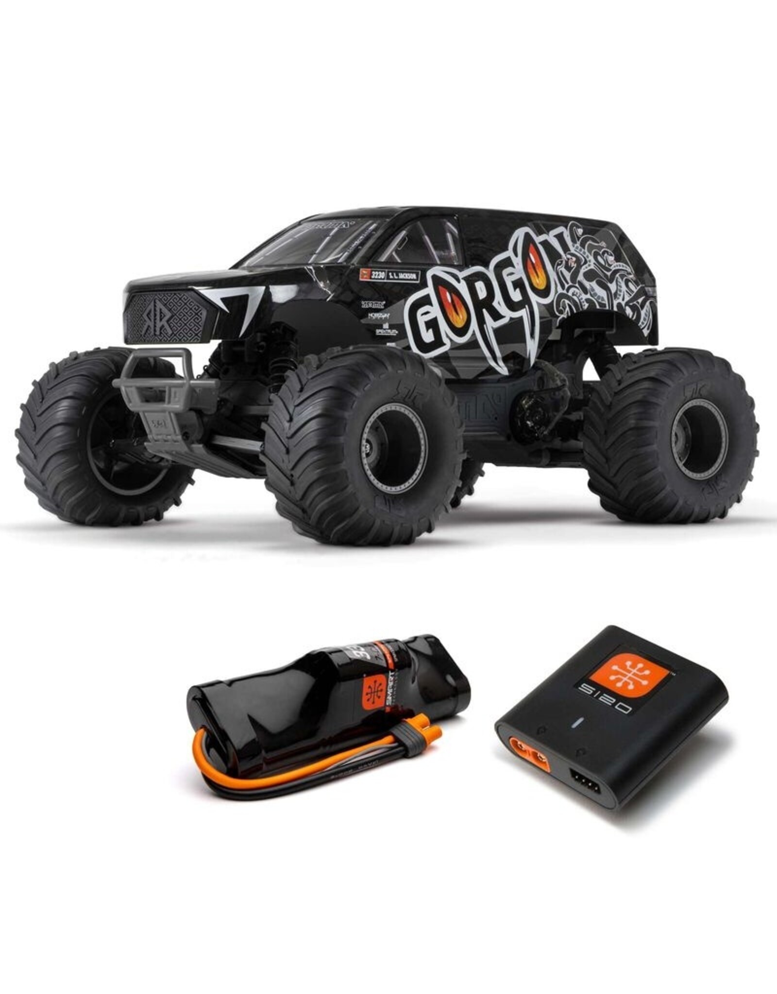 Arrma ARA3230SKT1 GORGON KIT 2wd MT 1/10 RTA KIT SMART Gunmetal