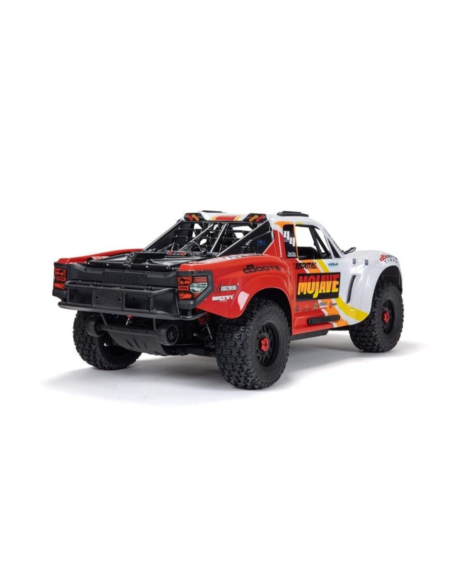 Arrma ARA4404T1 MOJAVE 4X4 4S BLX 1/8th Scale Desert Trk White/Red