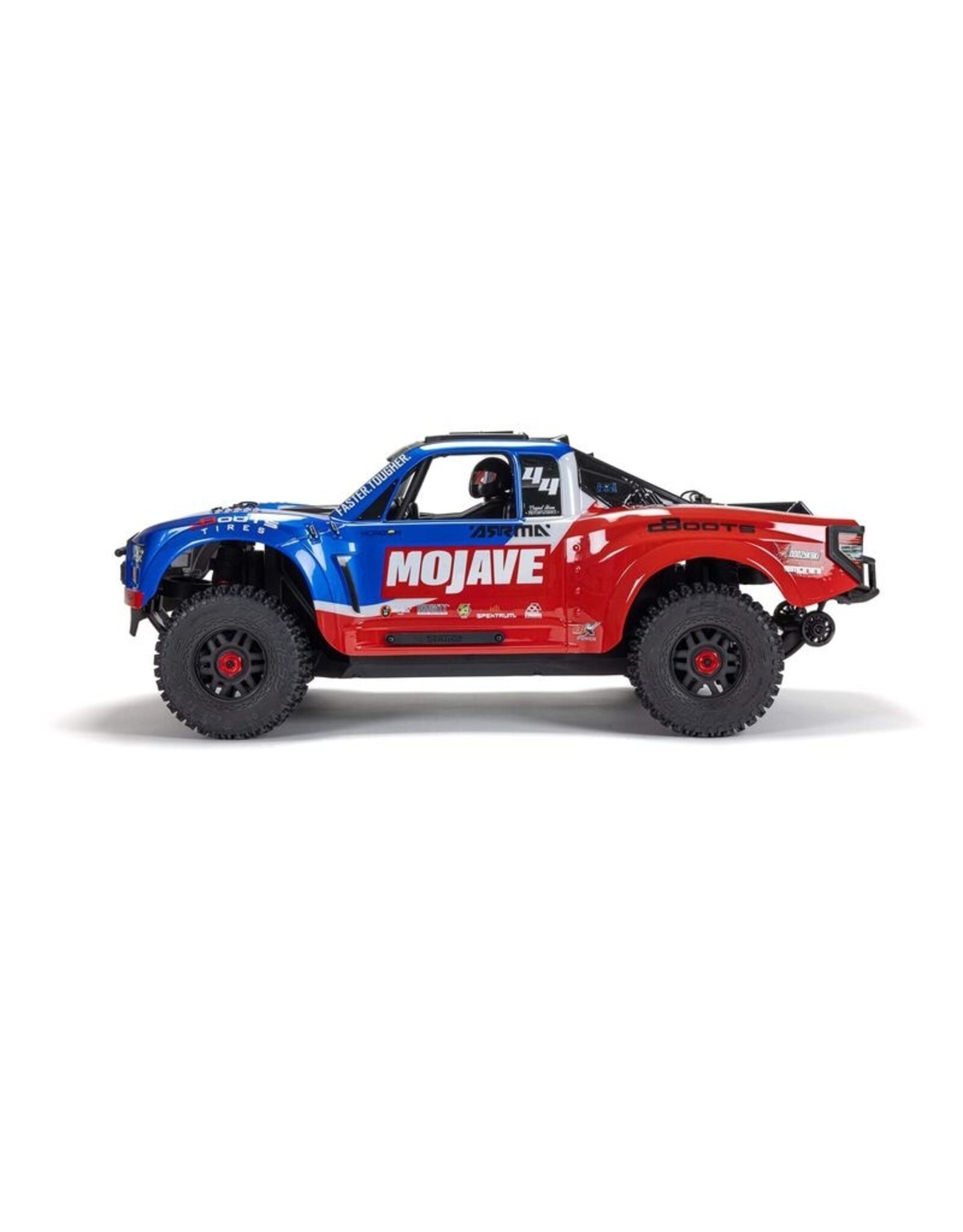 Arrma ARA4404T2 MOJAVE 4X4 4S BLX 1/8th Scale Desert Truck Blu/Red