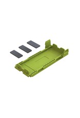 Arrma ARA320775 Battery Door Set - Fluoro Yellow