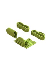 Arrma ARA320773 Lower Skid And Bumper Mount Set, Fluorescent Yellow