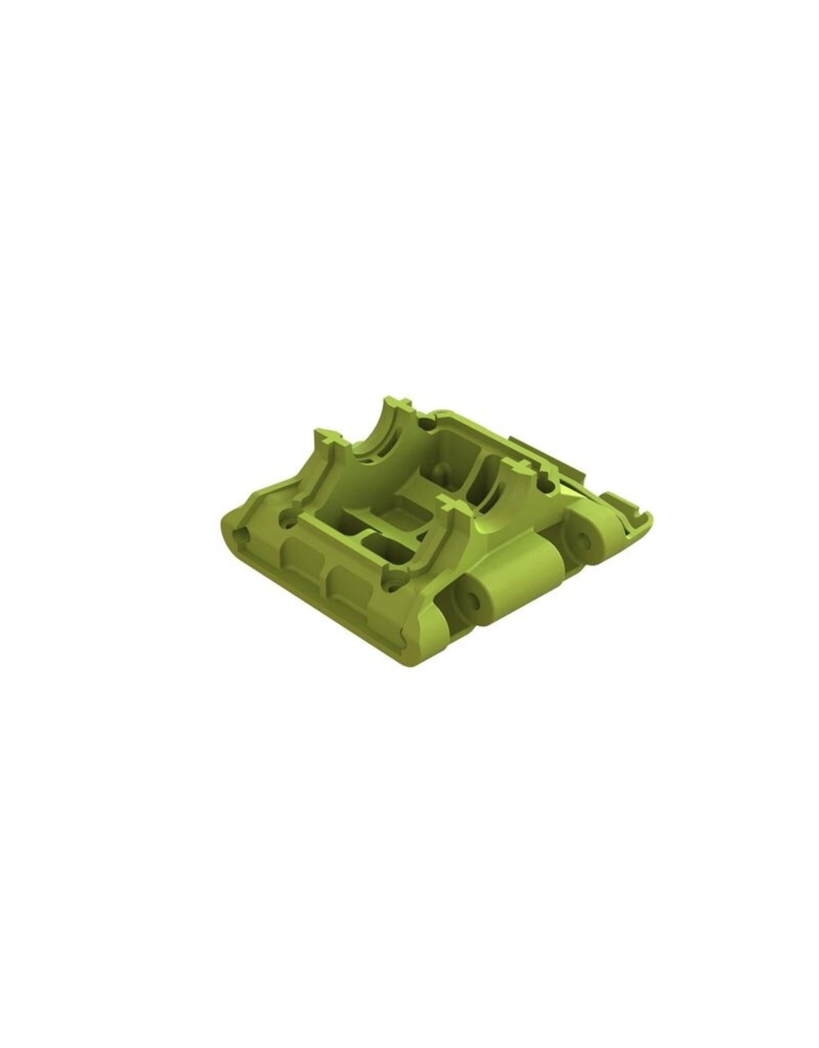 Arrma ARA320774 Rear Lower Skid/Gearbox Mount (1pc) - Fluoro Yel