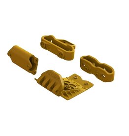 Arrma ARA320795 Lower Skid And Bumper Mount Set - Orange