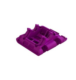 Arrma ARA320770 Rear Lower Skid/Gearbox Mount (1pc) - Purple