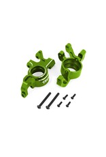 Traxxas TRA7836-GRN  STEERING BLOCKS ALUM GRN