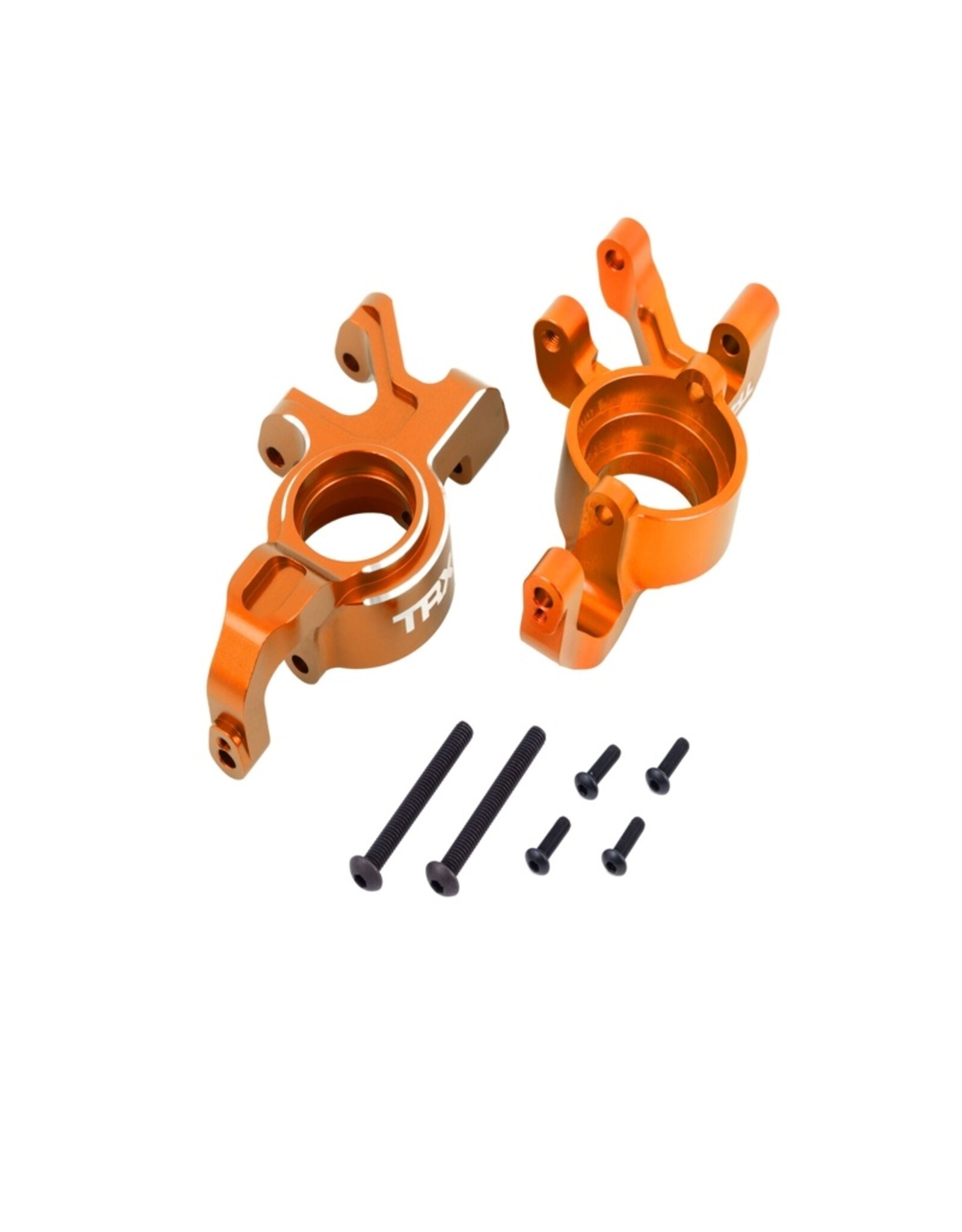 Traxxas TRA7836-ORNG  STEERING BLOCKS ALUM ORNG