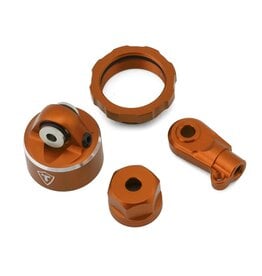 treal TLHTPROMOTOMX-101 CNC Alum Shock Cap W/ Bottom Retainer (Orange)