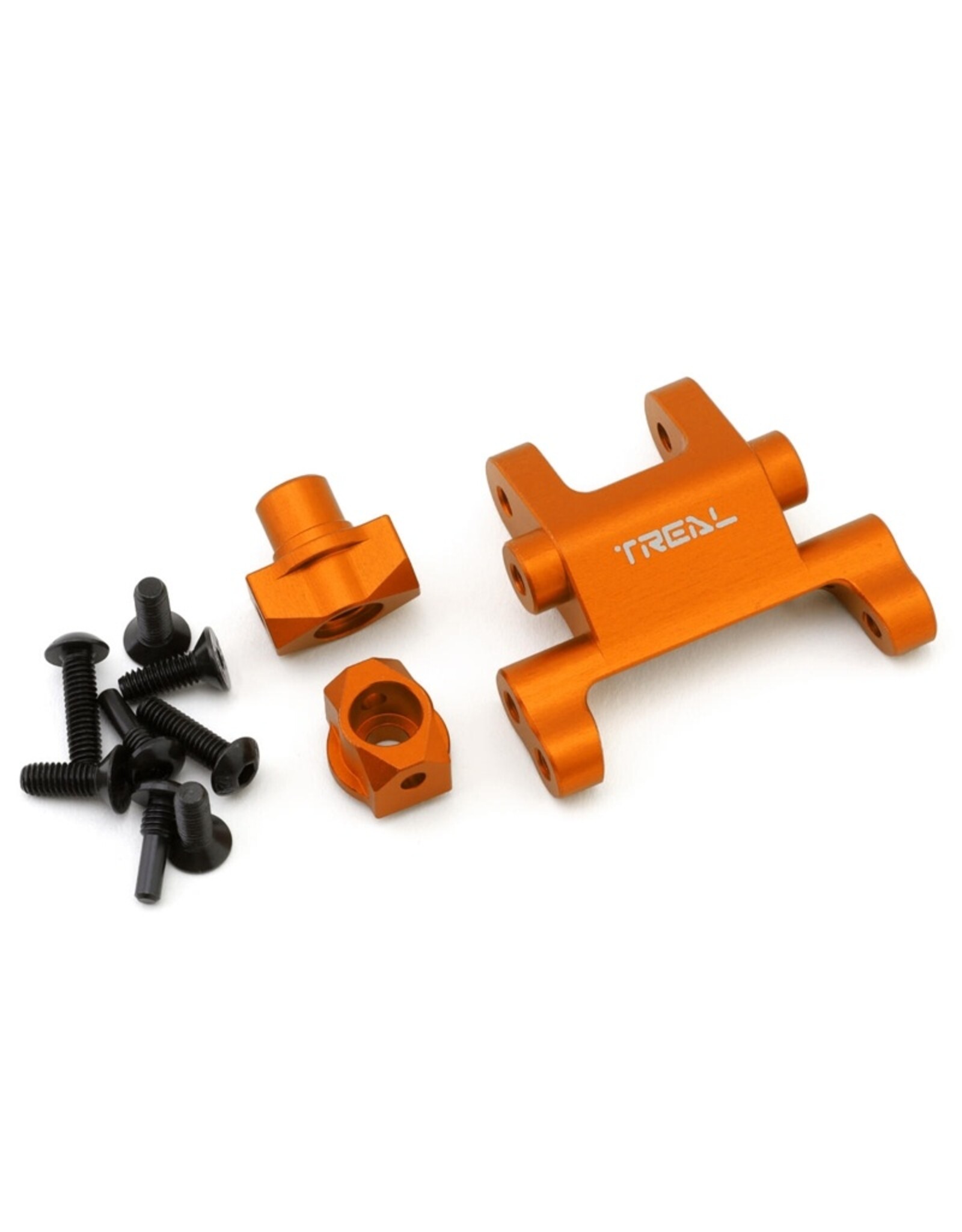 treal TLHTPROMOTOMX-107 CNC Aluminum Front Suspension Mount Set (Orange)