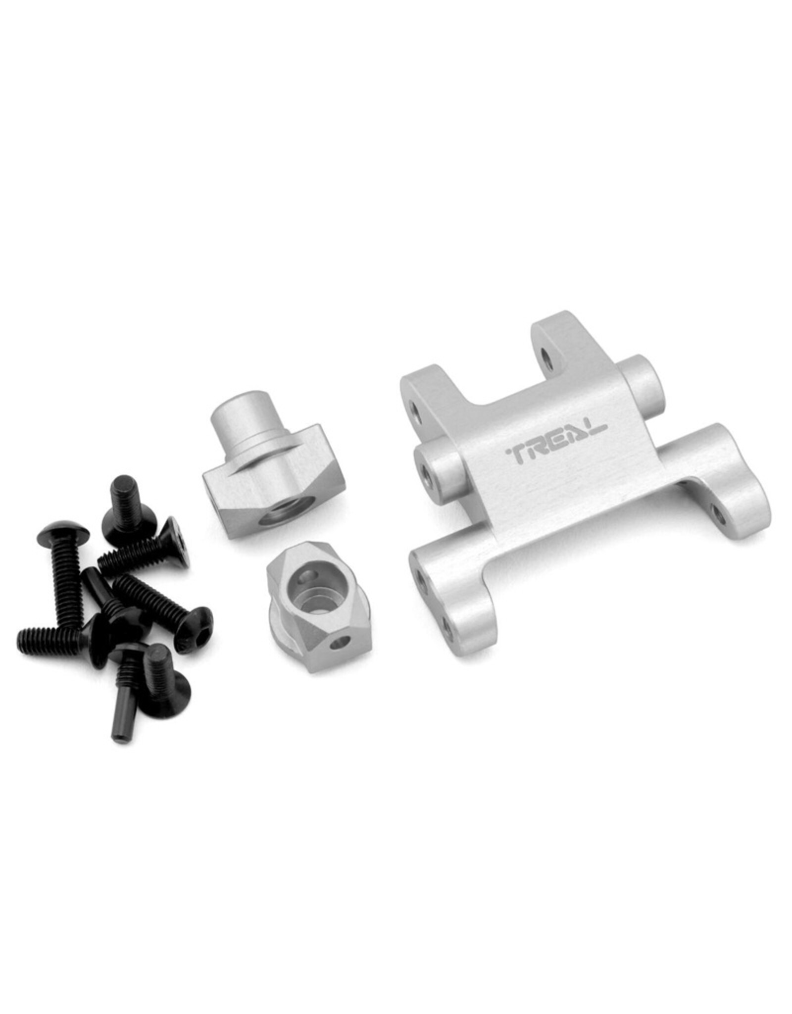 treal TLHTPROMOTOMX-109 CNC Aluminum Front Suspension Mount Set (Silver)