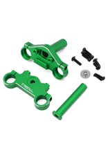 treal TLHTPROMOTOMX-15 CNC Aluminum Triple Clamp Set (Green)