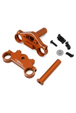 treal TLHTPROMOTOMX-16 CNC Aluminum Triple Clamp Set (Orange)