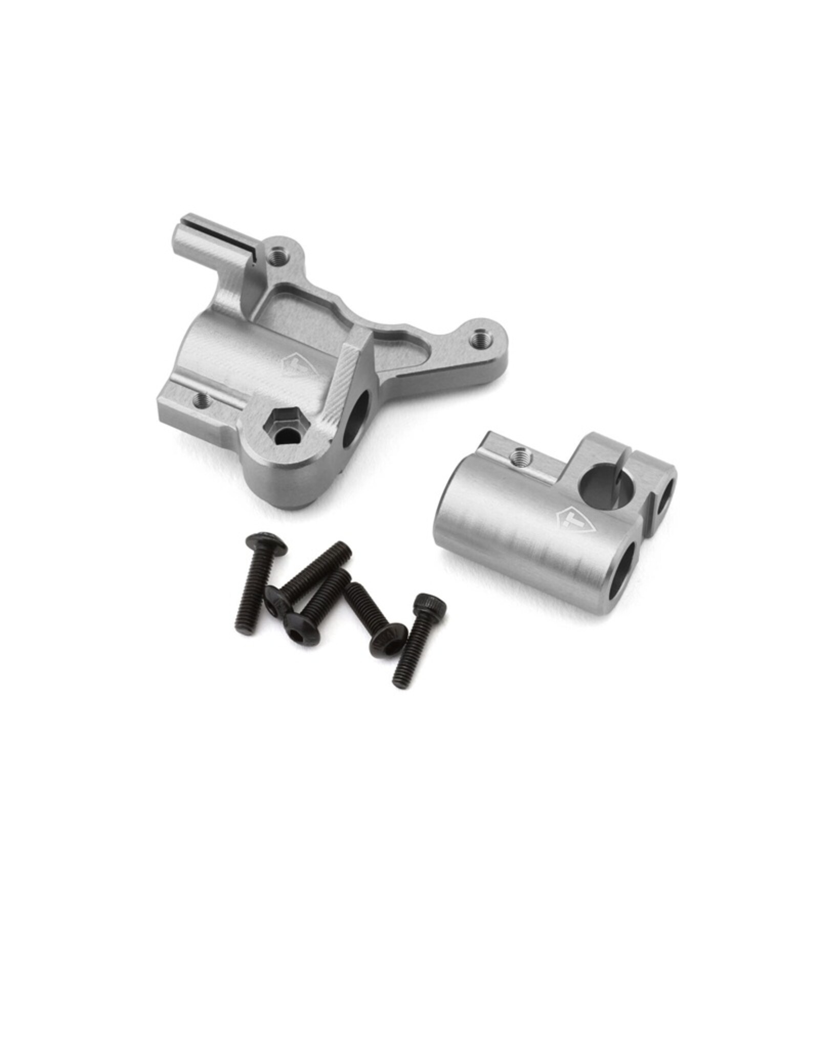 treal TLHTPROMOTOMX-49 Promoto CNC Aluminum Fork Lug Set (Silver)