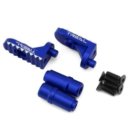 treal TLHTPROMOTOMX-32 Promoto CNC Aluminum Foot Pegs (Blue) (2)