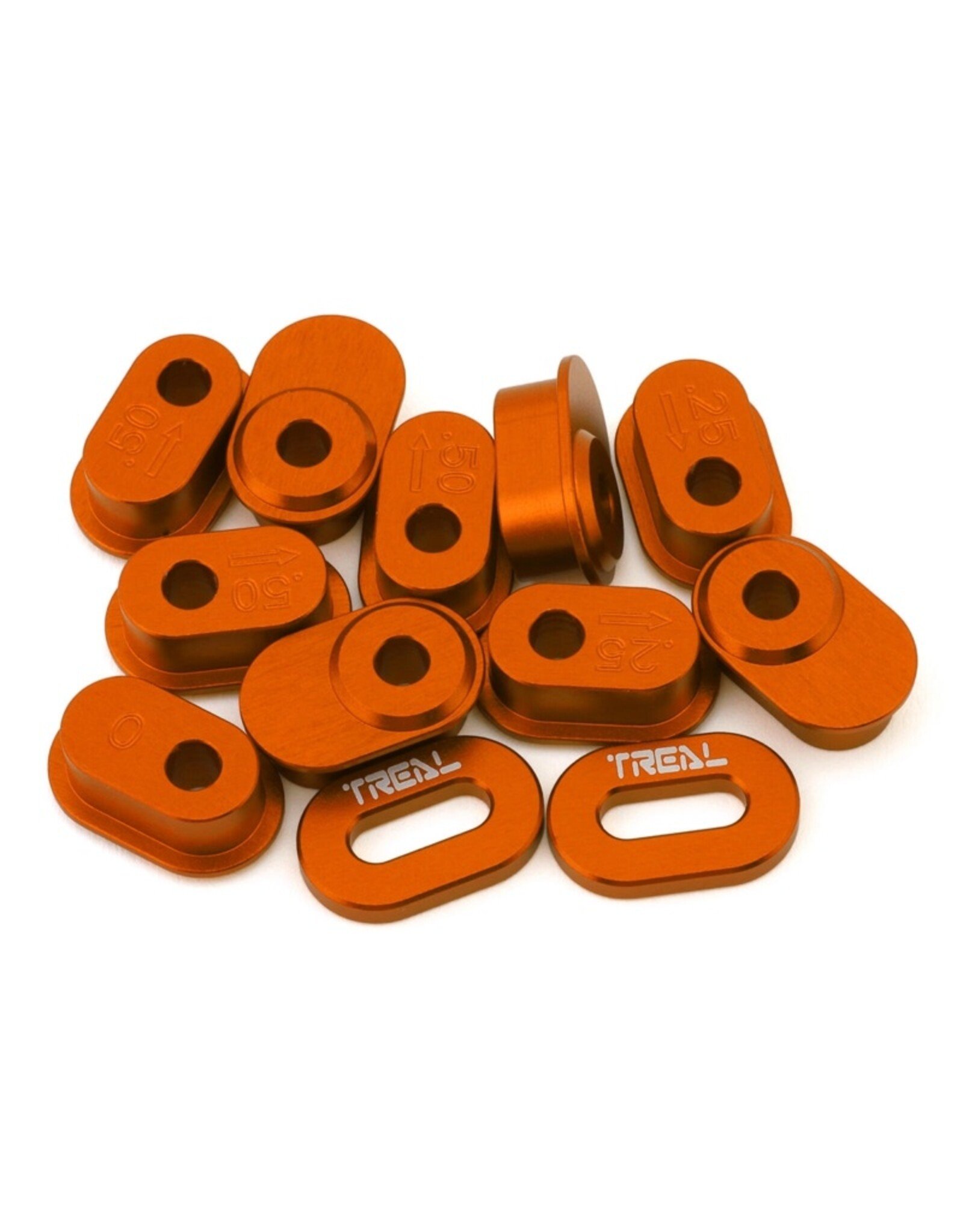 treal TLHTPROMOTOMX-71 CNC Aluminum Chain Tensioner Adjustment Insert Set (Orange)