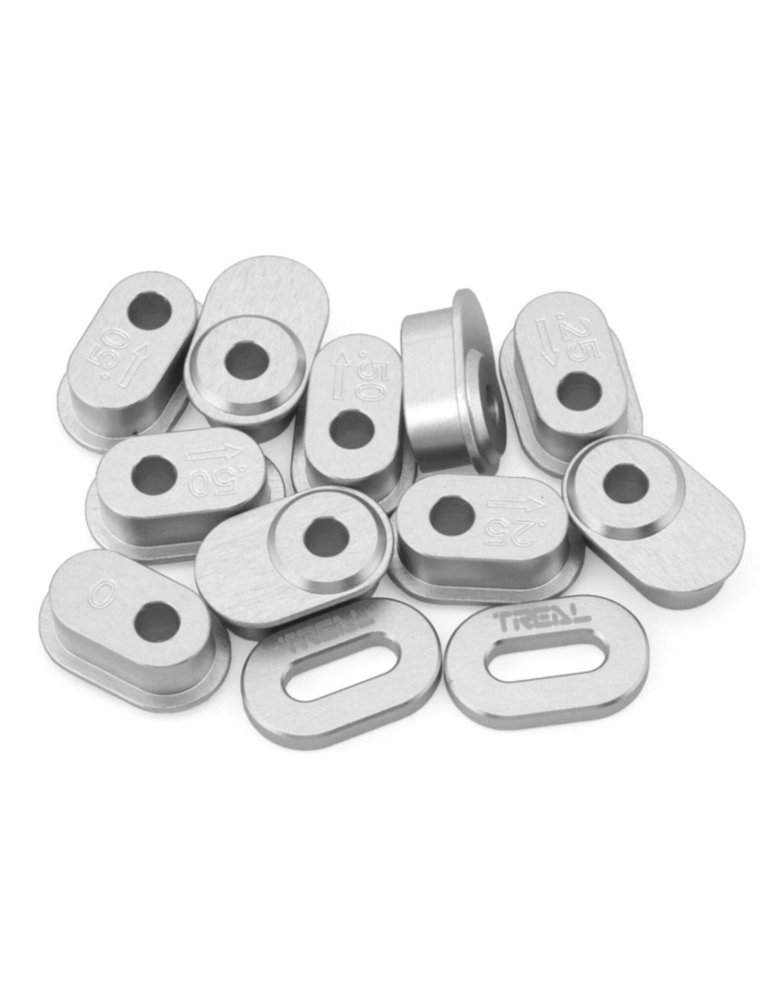 treal TLHTPROMOTOMX-73 CNC Aluminum Chain Tensioner Adjustment Insert Set (Silver)