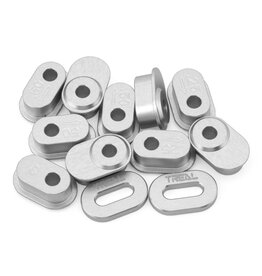 treal TLHTPROMOTOMX-73 CNC Aluminum Chain Tensioner Adjustment Insert Set (Silver)