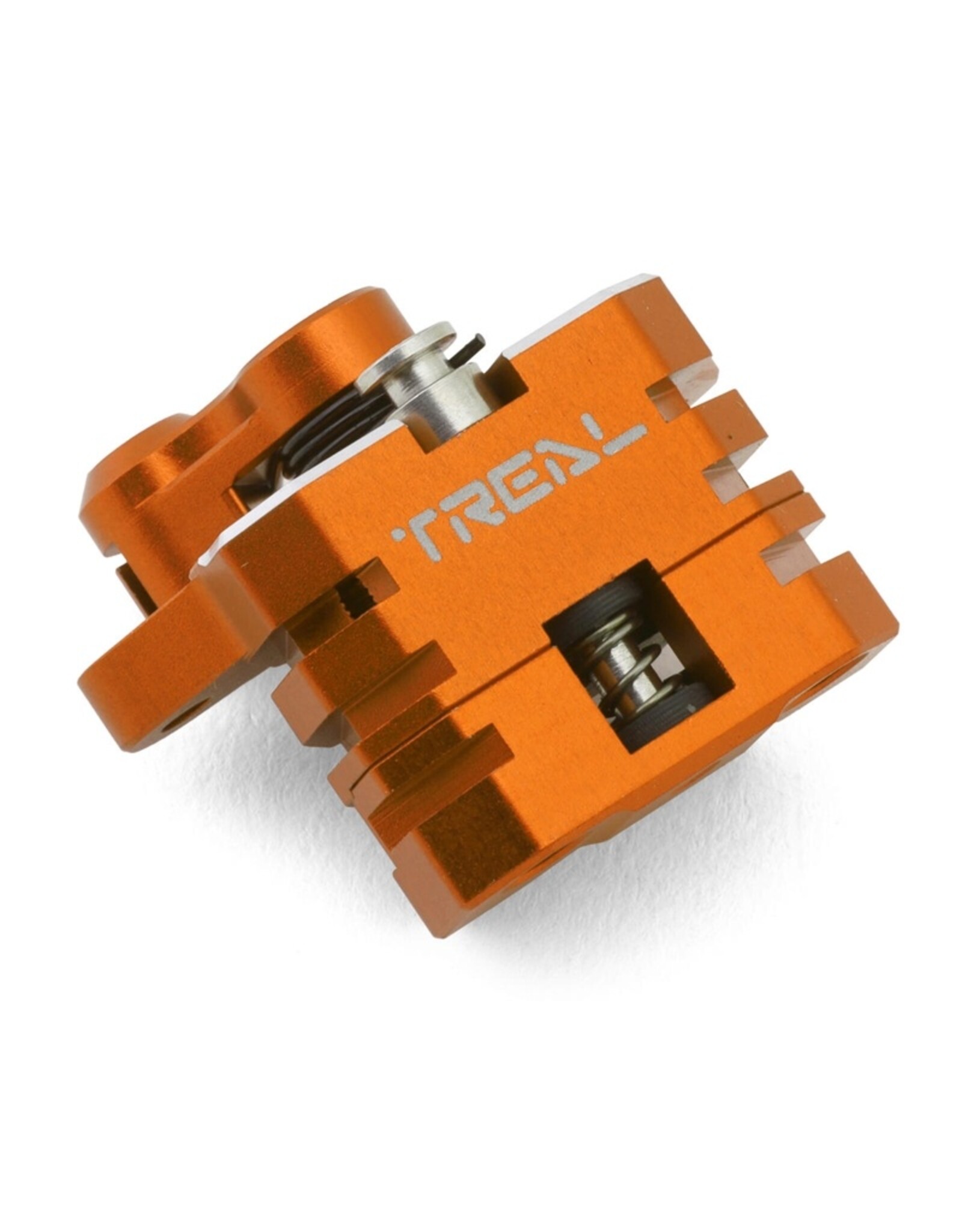 treal TLHTPROMOTOMX-83 CNC Aluminum Front Brake Caliper w/Pads (Orange)