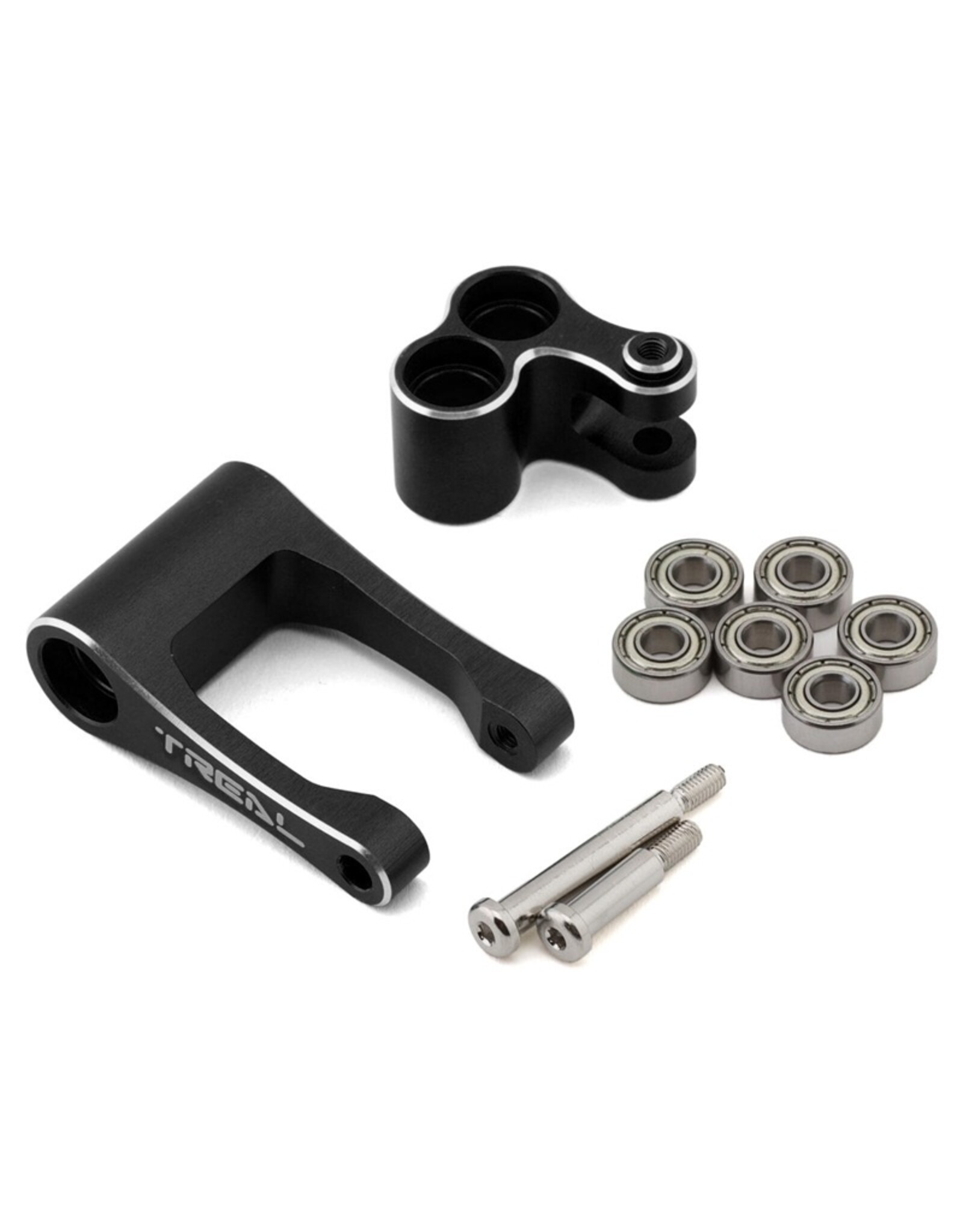 treal TLHTPROMOTOMX-19 CNC Aluminum Suspension Linkage Set (Black)