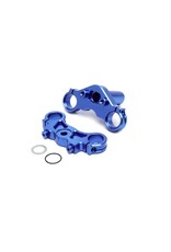 Losi LOS364003 Aluminum Triple Clamp Set, Blue: PM-MX