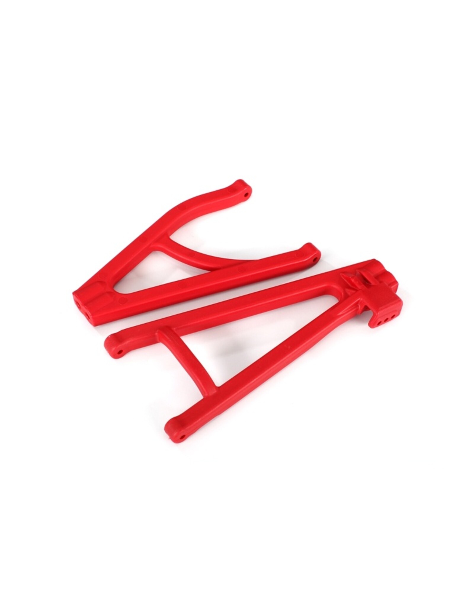 Traxxas TRA8634R Suspension arms, red, rear (left), heavy duty, adjustable wheelbase (upper (1)/ lower (1))