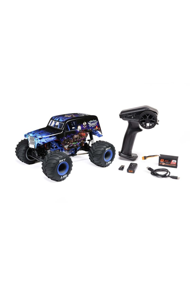 LOS01026T2 1/18 Mini LMT 4WD Son Uva Digger Monster Truck Brushed RTR