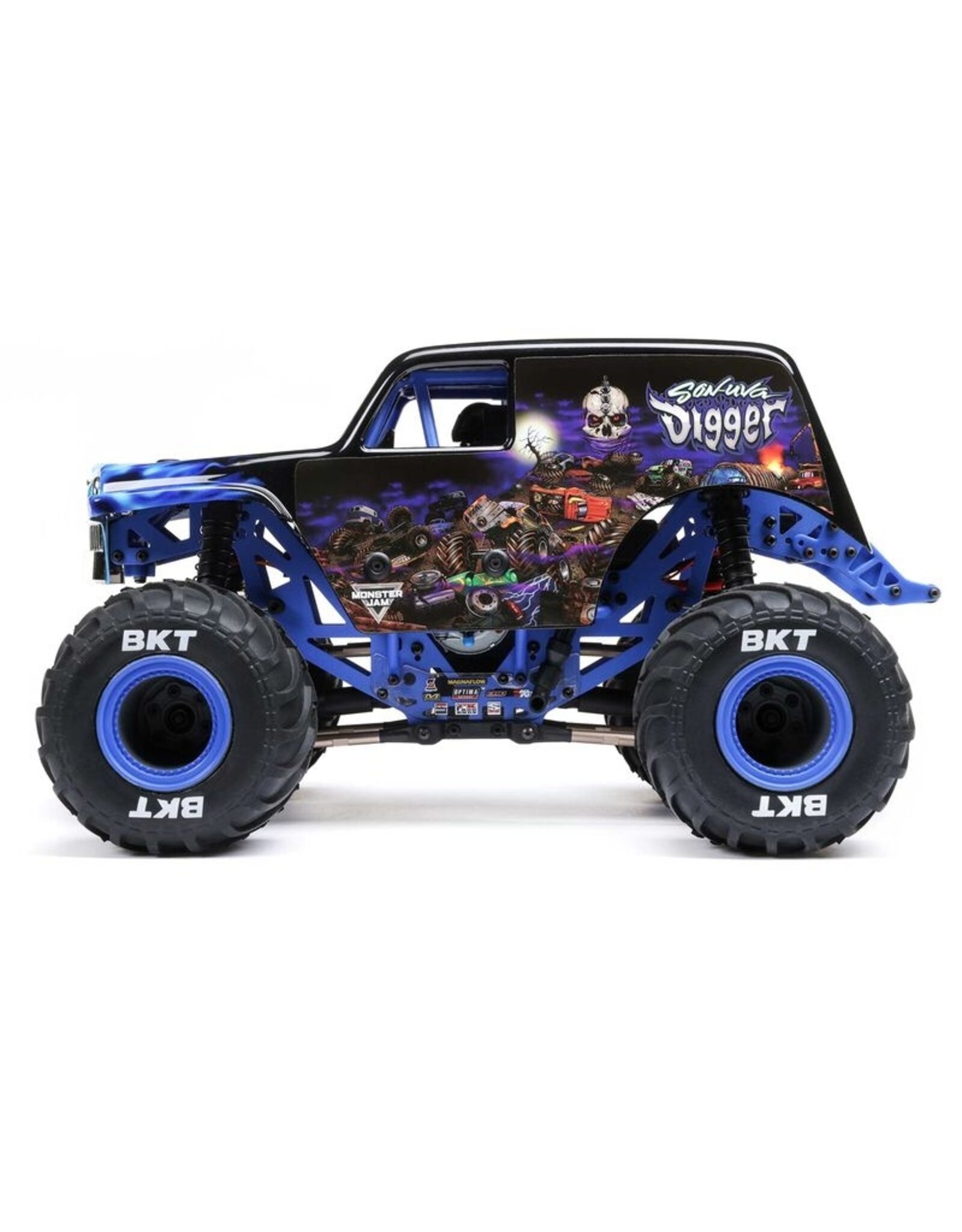 Losi LOS01026T2  1/18 Mini LMT 4WD Son Uva Digger Monster Truck Brushed RTR