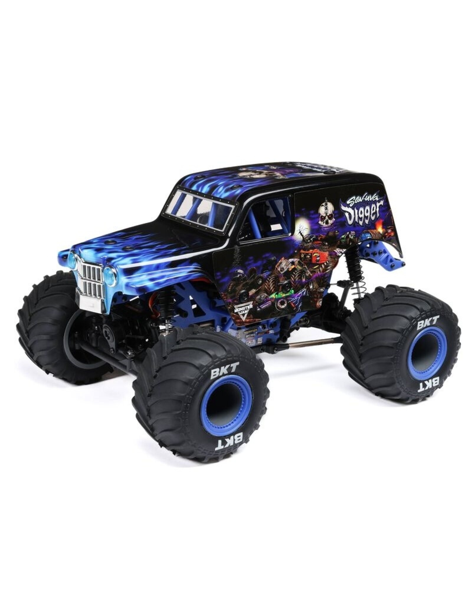 Losi LOS01026T2  1/18 Mini LMT 4WD Son Uva Digger Monster Truck Brushed RTR