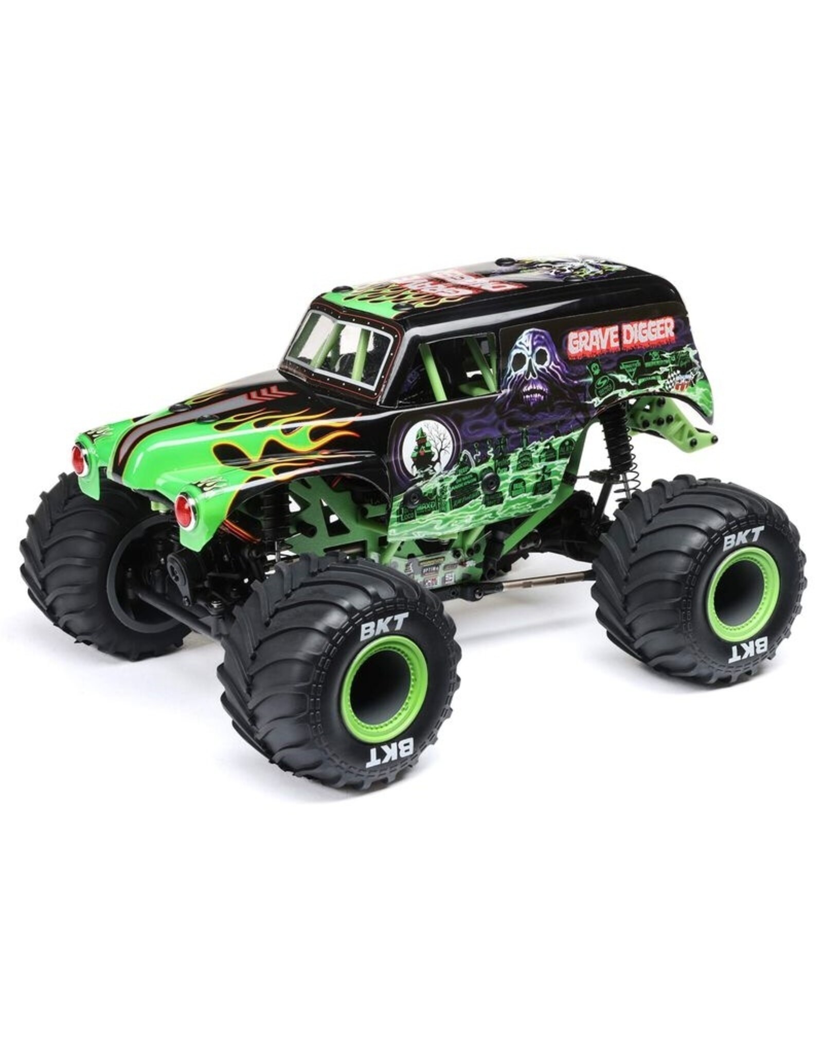 Losi LOS01026T1 1/18 Mini LMT 4WD Grave Digger Monster Truck Brushed RTR