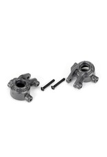 Traxxas TRA9037-GRAY  STEERING BLOCKS GRAY L&R