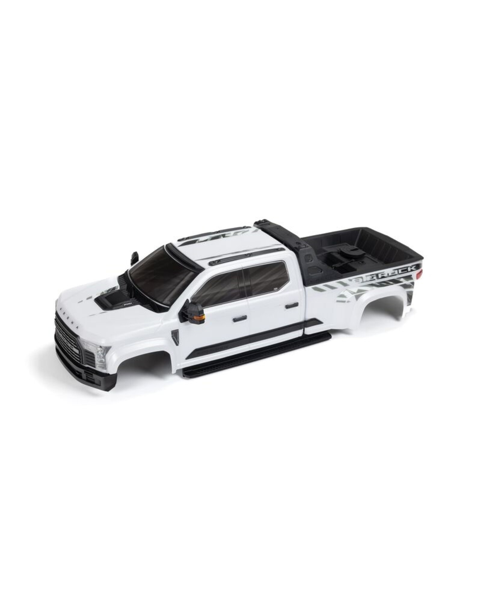 Arrma BIG ROCK 6S BLX Painted Decaled Trimmed Body, White