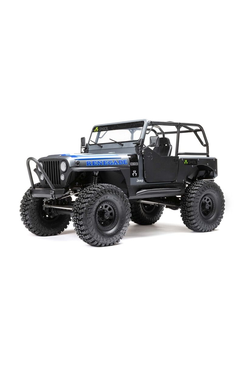 Axial 1/10 SCX10 III Jeep CJ-7 4X4 RTR Brushed Rock Crawler, Red