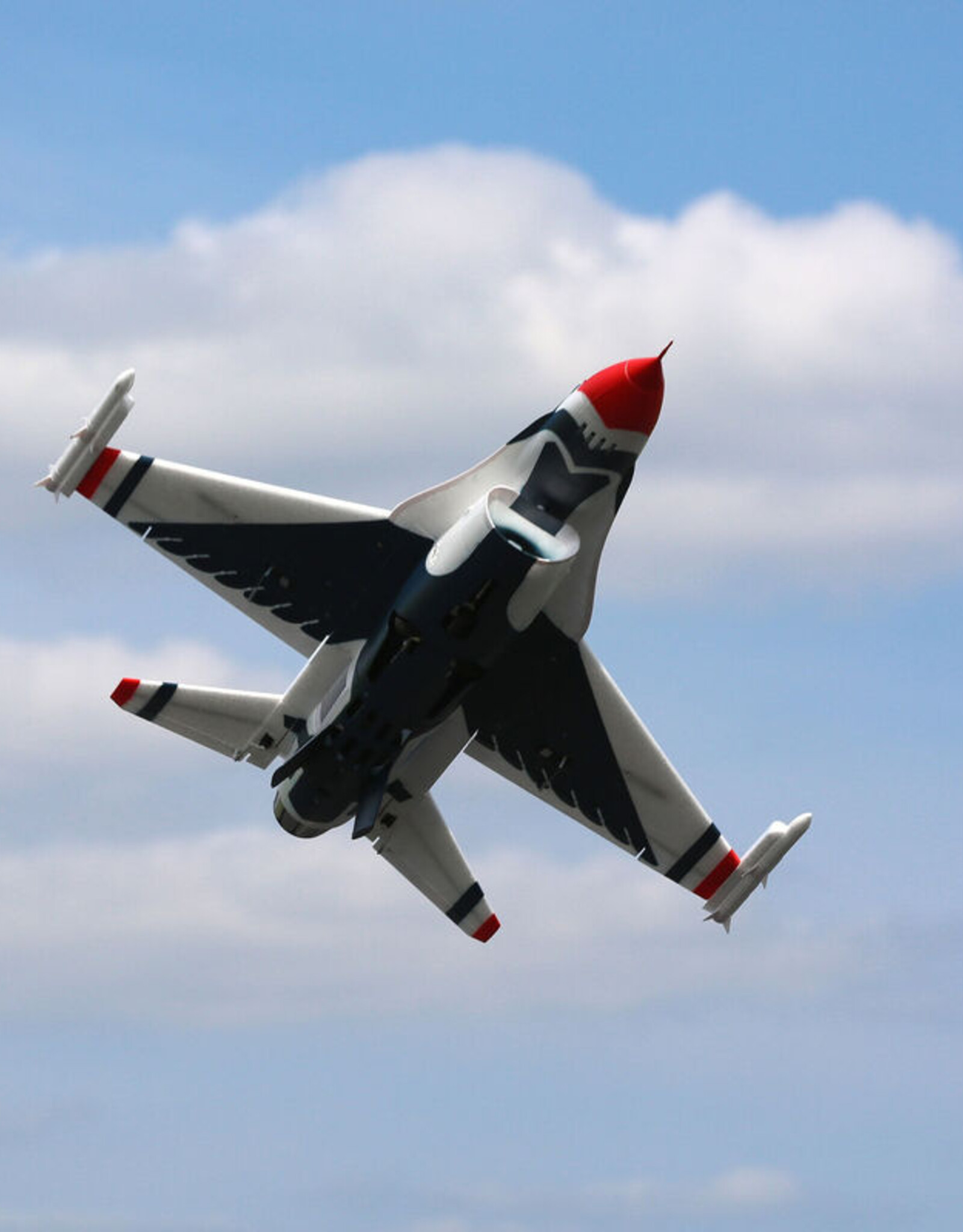 eflite EFL178500 F-16 Thunderbirds 70mm EDF Jet BNF Basic with AS3X and SAFE Select