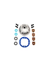 Traxxas TRA6781 - Housing, center differential (aluminum)/ x-ring gaskets (2)/ ring gear gasket/ bushings (2)/ 5x10x0.5mm PTFE-coated washers (2)/ 2.5x8 CCS (4)