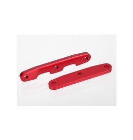 Traxxas TRA6823R Bulkhead Tie Bars Front/Rear Aluminum Red-Anodize