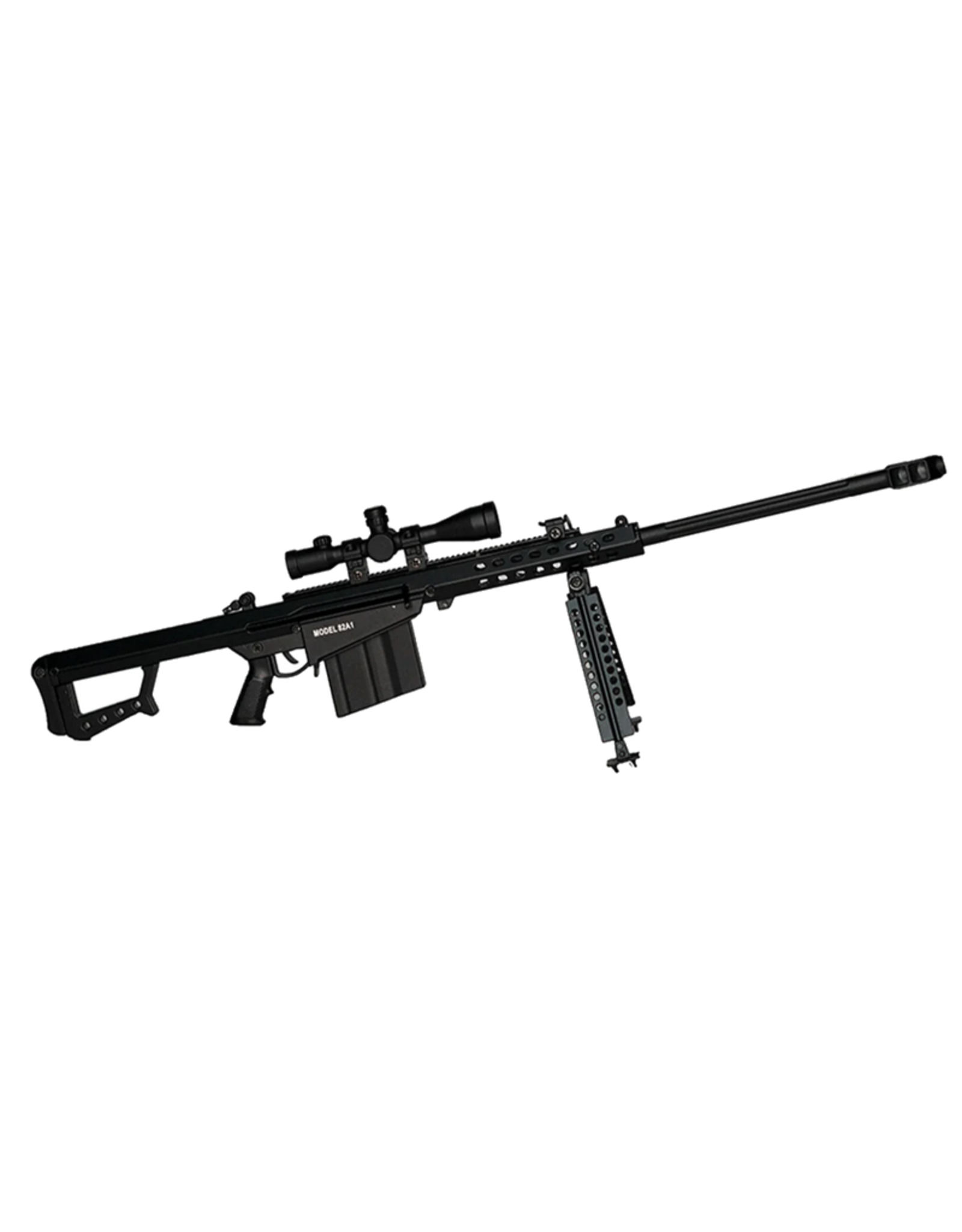 Goat Guns GG-50BLACK .50cal Model - Black 1:3 Scale Miniature