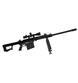 Goat Guns GG-50BLACK .50cal Model - Black 1:3 Scale Miniature