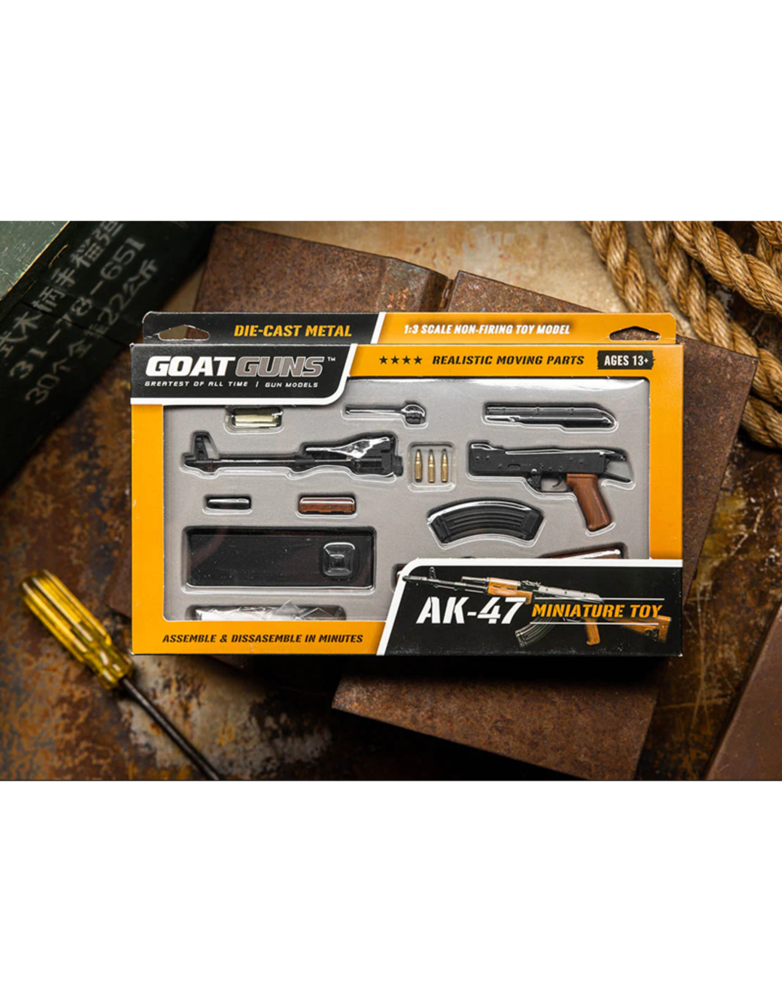 Goat Guns GG-AK47 Model - Black 1:3 Scale Minature