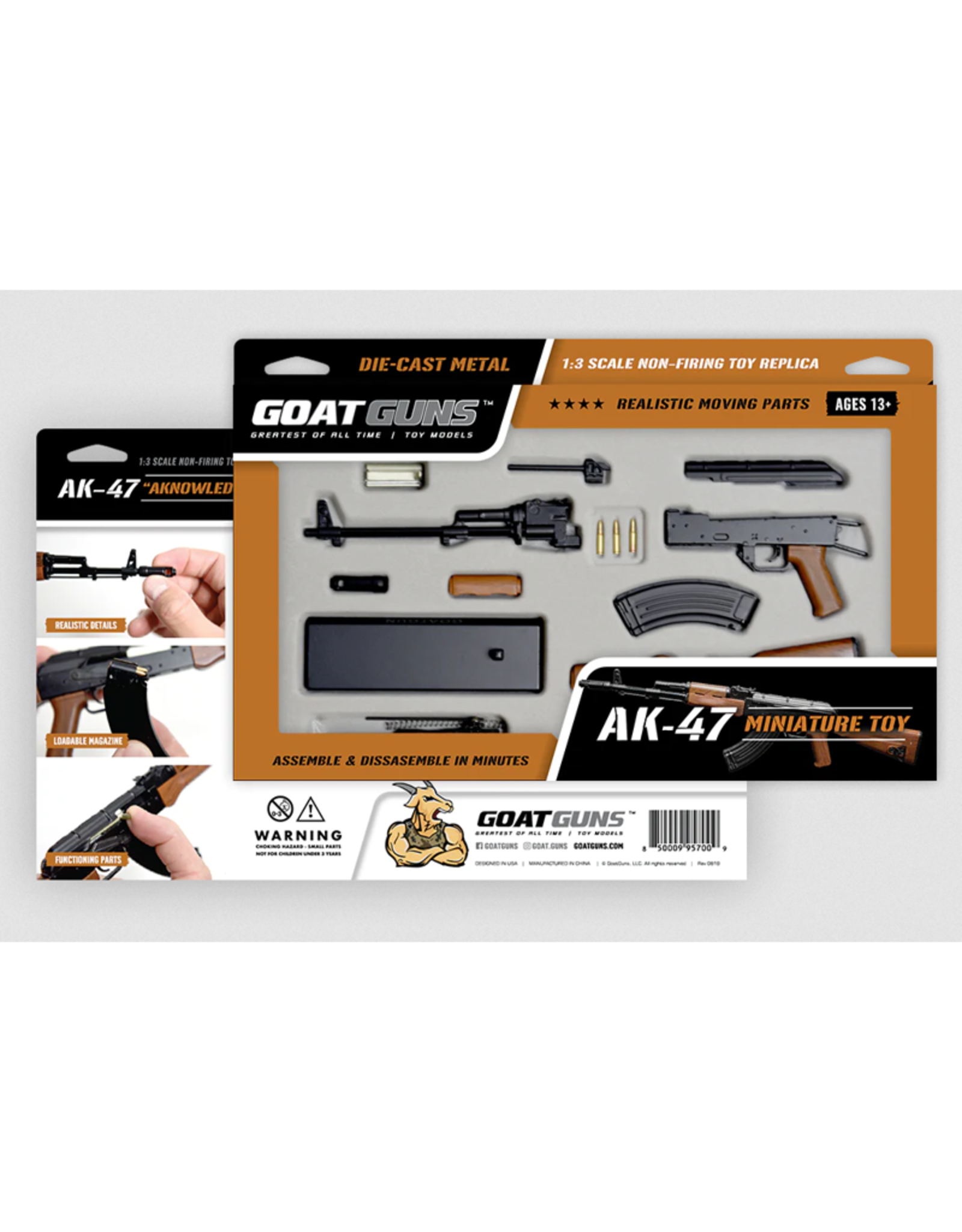 Goat Guns GG-AK47 Model - Black 1:3 Scale Minature