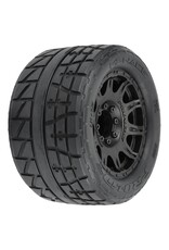 Pro-Line Racing PRO1020610  1/8 Menace HP BELTED Fr/Rr 3.8" MT Tires Mounted 17mm Black Raid (2)