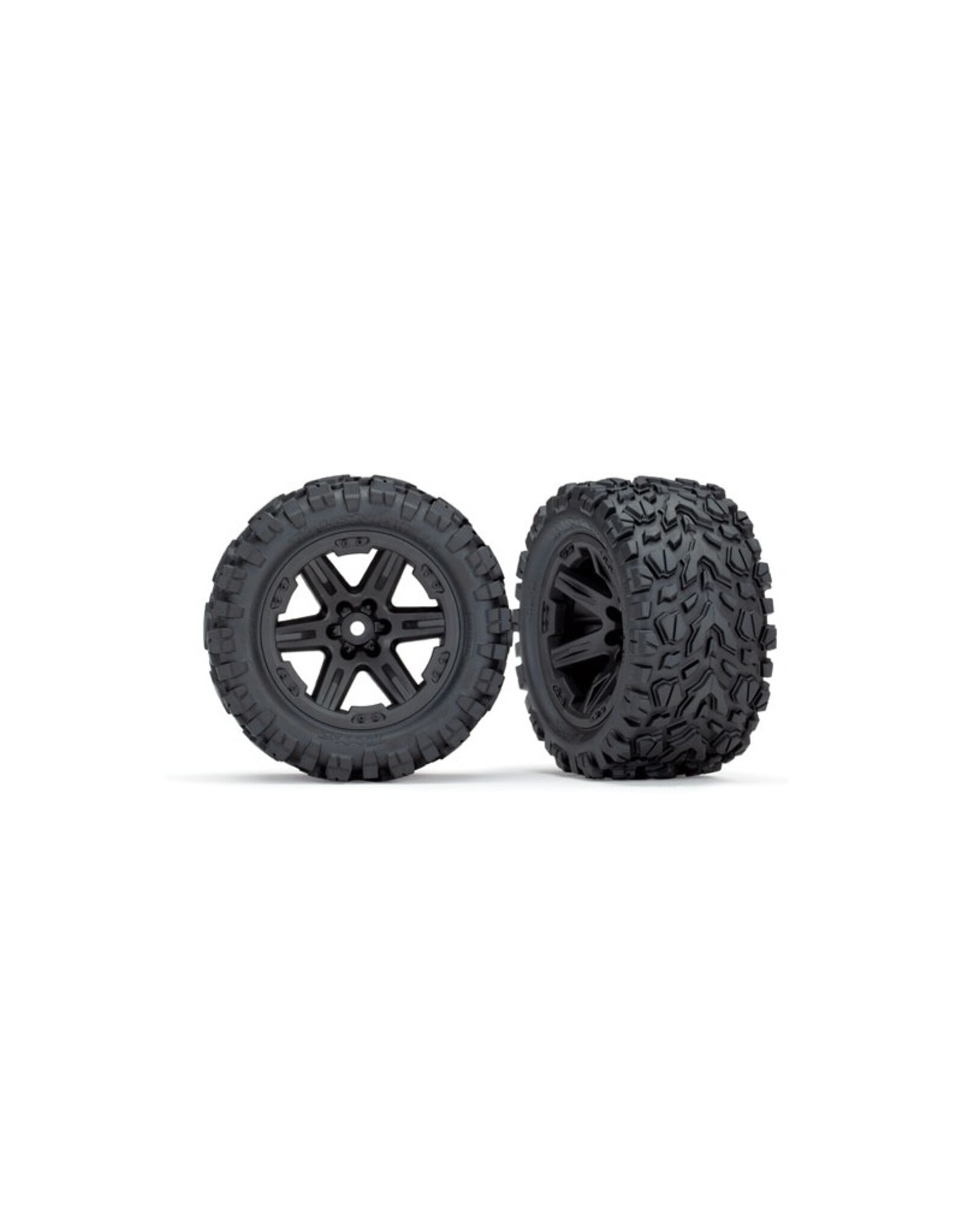 Traxxas TRA6773 Tires & wheels, assembled, glued (2.8')
