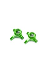 Traxxas TRA6837G - Steering blocks, 6061-T6 aluminum (green-anodized), left & right