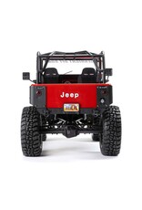 Axial AXI03008T1 1/10 SCX10 III Jeep CJ-7 4WD Brushed RTR, Red