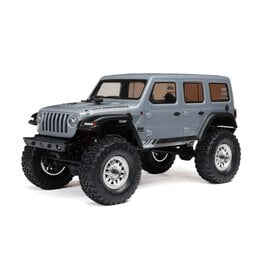 Axial AXI00002V3T3 1/24 SCX24 Jeep Wrangler JLU 4X4 Rock Crawler Brushed RTR, Gray