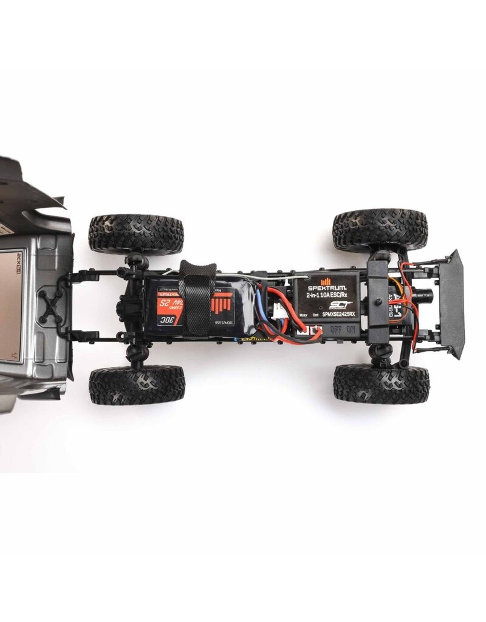 Axial AXI00002V3T3 SCX24 Jeep Wrangler JLU 4X4 Crawler RTR, Gray