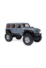 Axial AXI00002V3T3 1/24 SCX24 Jeep Wrangler JLU 4X4 Rock Crawler Brushed RTR, Gray