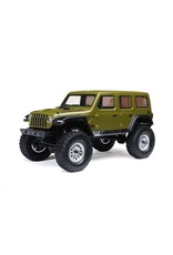 Axial AXI00002V3T4 1/24 SCX24 Jeep Wrangler JLU 4X4 Rock Crawler Brushed RTR, Green